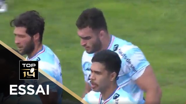 TOP 14 - Essai de Teddy BAUBIGNY (R92) - Agen - Racing 92 - J25 - Saison 2020/2021