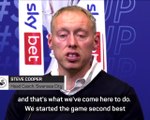 'Started the game second best' - Steve Cooper