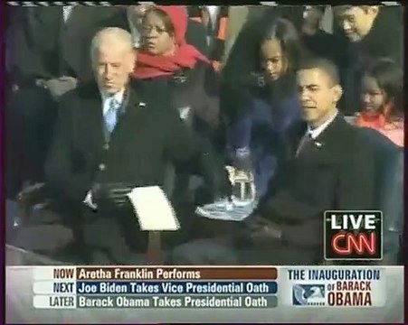 INVESTITURE OBAMA – 17h45, Aretha Franklin chante