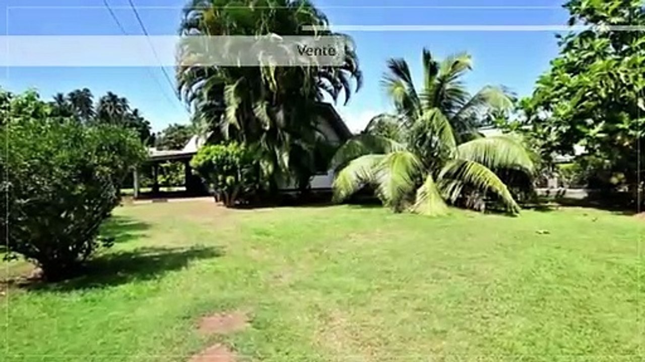 A vendre maison F3 - Terrain 1000m2 à Mataiea (...