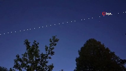 Starlink uyduları Şırnak semalarını aydınlattı