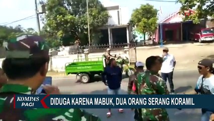 2 Pria Mabuk Bawa Senjata Tajam Serang Markas Koramil
