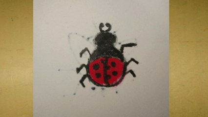 How to draw cartoon lady bug