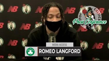 Romeo Langford Practice Interview | Celtics vs Nets