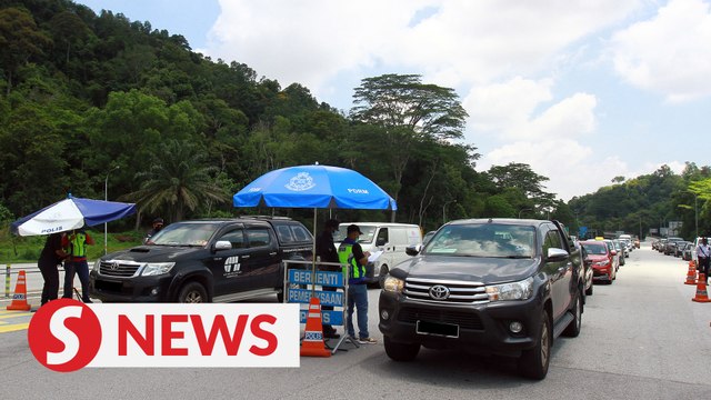 Reduced number of vehicles near Gombak toll plaza, checks ongoing