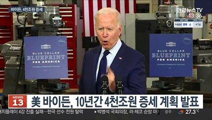 바이든 10년간 4천조원 더 걷는다…'부자 증세'