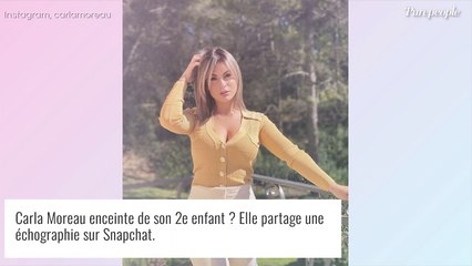 Carla Moreau enceinte de son deuxième enfant : une échographie dévoilée