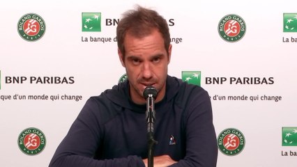 Roland-Garros 2021 - Richard Gasquet : "J'ai envie de me faire plaisir car je sais que ça peut bientôt s'arrêter"