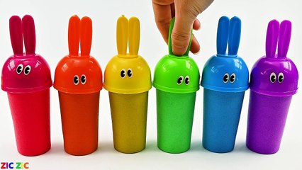 Satisfying Video _ How To Make Rabbit Ice Cream from Kinetic Sand Cutting ASMR