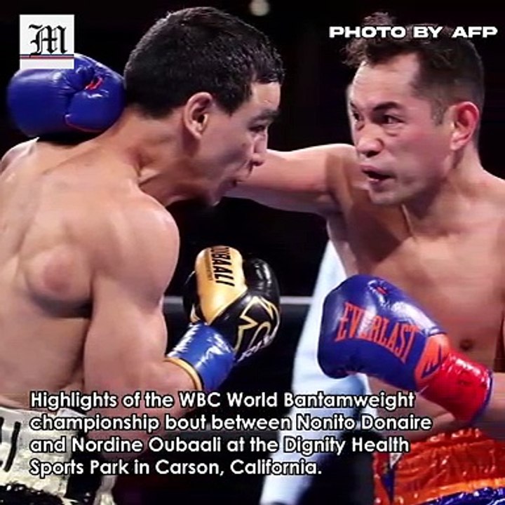Donaire vs Oubaali fight highlights