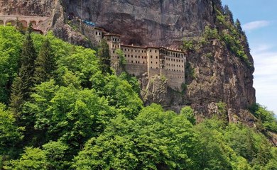 Sümela Manastırı'ndaki restorasyonun yüzde 80'i tamamlandı