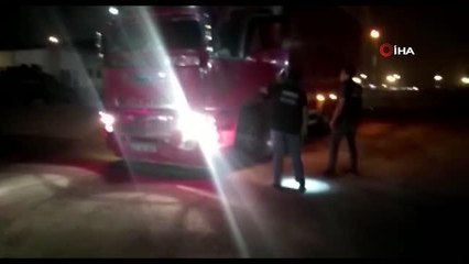 Ev eşyası yüklü kamyondan 175 kilo 500 gram esrar çıktı