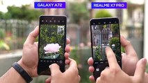 Galaxy A72  VS Realme X7 Pro Ultimate Comparison