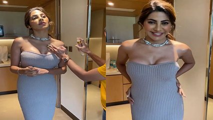 Nikki Tamboli ने Khatron Ke Khiladi के शूट के बीच Flaunt किया फिगर |FilmiBeat