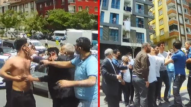 İstanbul'un göbeğinde iki aile birbirine girdi, polis ayırmakta güçlük çekti: 9 yaralı