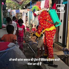 NEWJ Exclusive: Meet Ashok Kurmi, Who Sanitised Mumbai Slums Wearing Super Hero Costumes