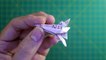 Demo money origami rocket Fusée origami argent démo