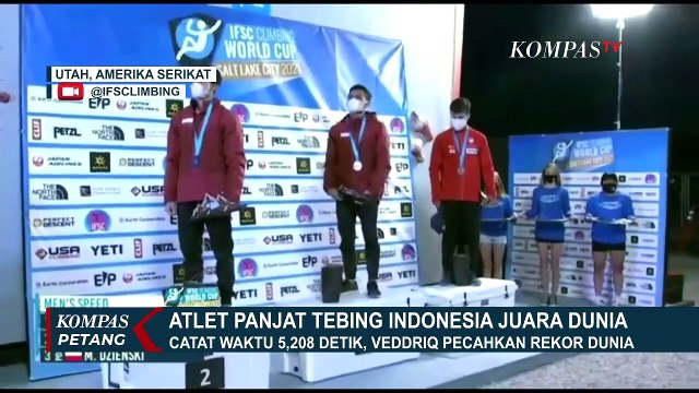 Raih Medali Emas di AS, Atlet Panjat Tebing Indonesia Pecahkan Rekor Dunia!