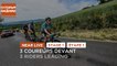 #Dauphiné 2021- Étape 1 / Stage 1 - 3 coureurs devant / 3 riders leading