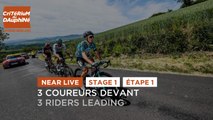 #Dauphiné 2021- Étape 1 / Stage 1 - 3 coureurs devant / 3 riders leading