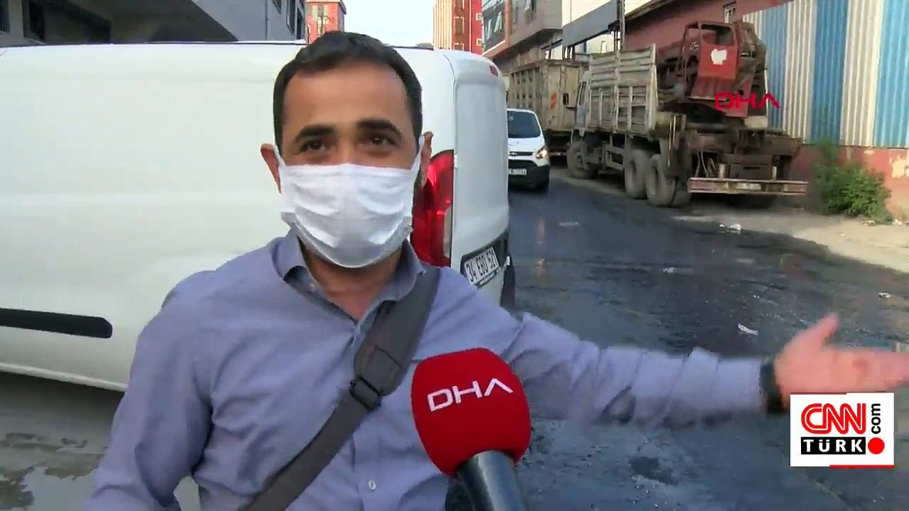 Esenyurt'ta "mavi su" bu kez iş yerlerine  aktı