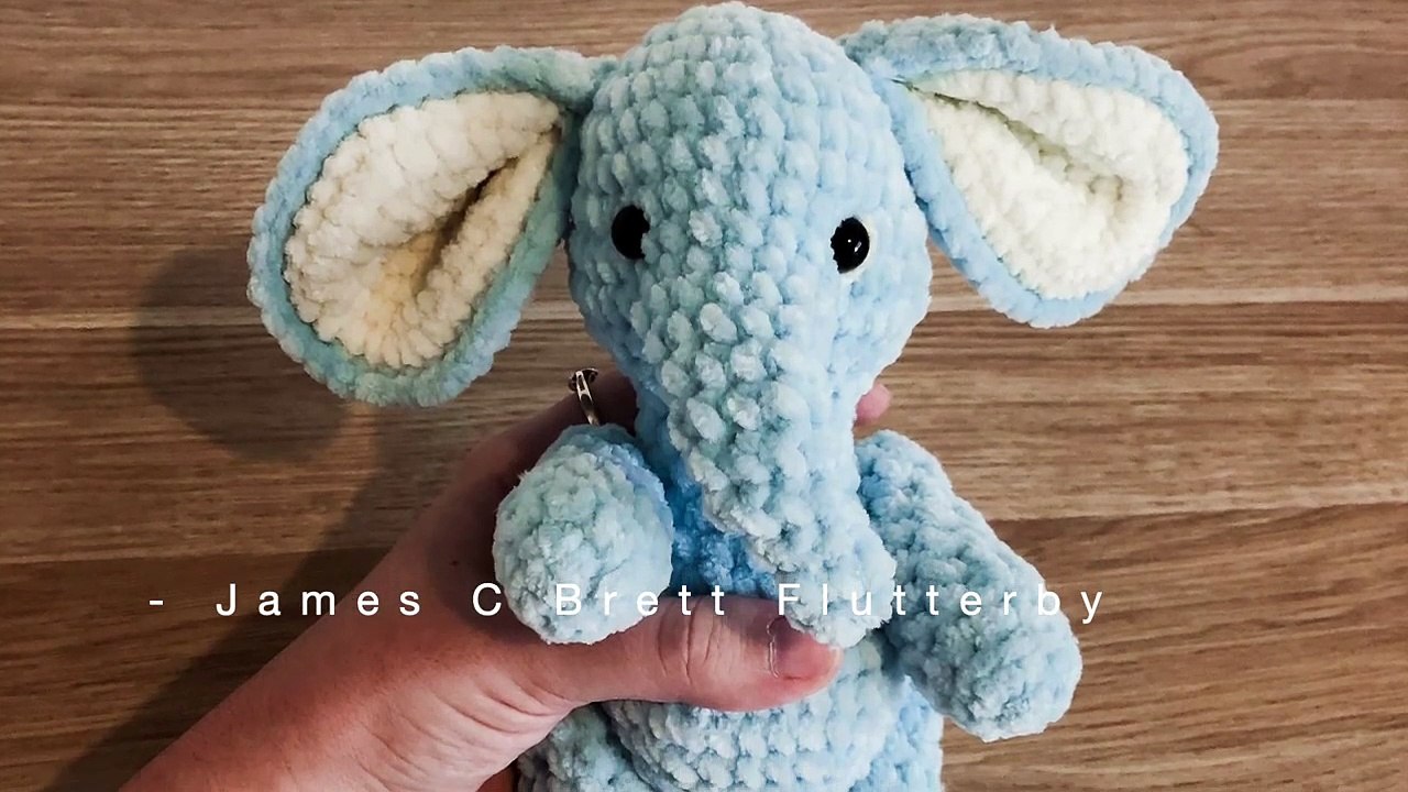 #097 | Amigurumi Animal | How To Crochet Elephant Amigurumi (P4/4) | Amisaigon | Free Pattern