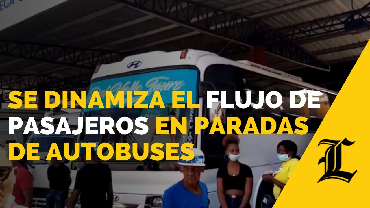 Se dinamiza el flujo de pasajeros en paradas de autobuses