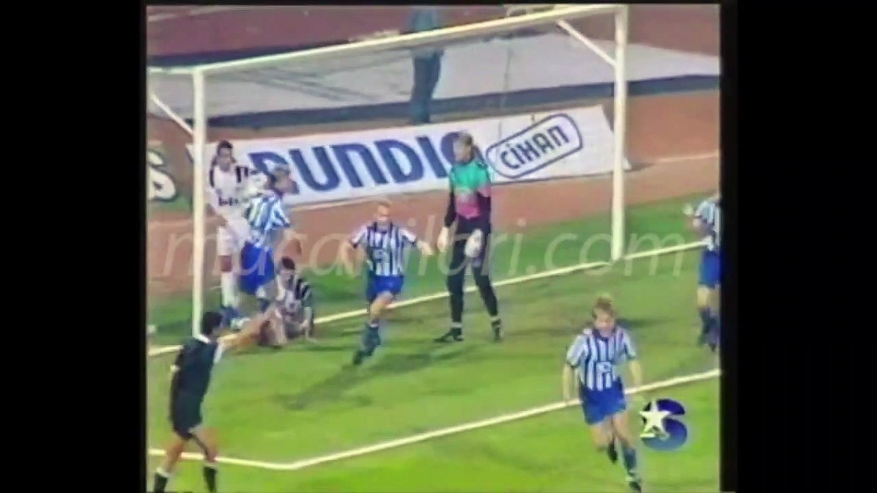 Beşiktaş 2-1 IFK Göteborg 30.09.1992 - 1992-1993 European Champion Clubs' Cup 1st Round 2nd Leg
