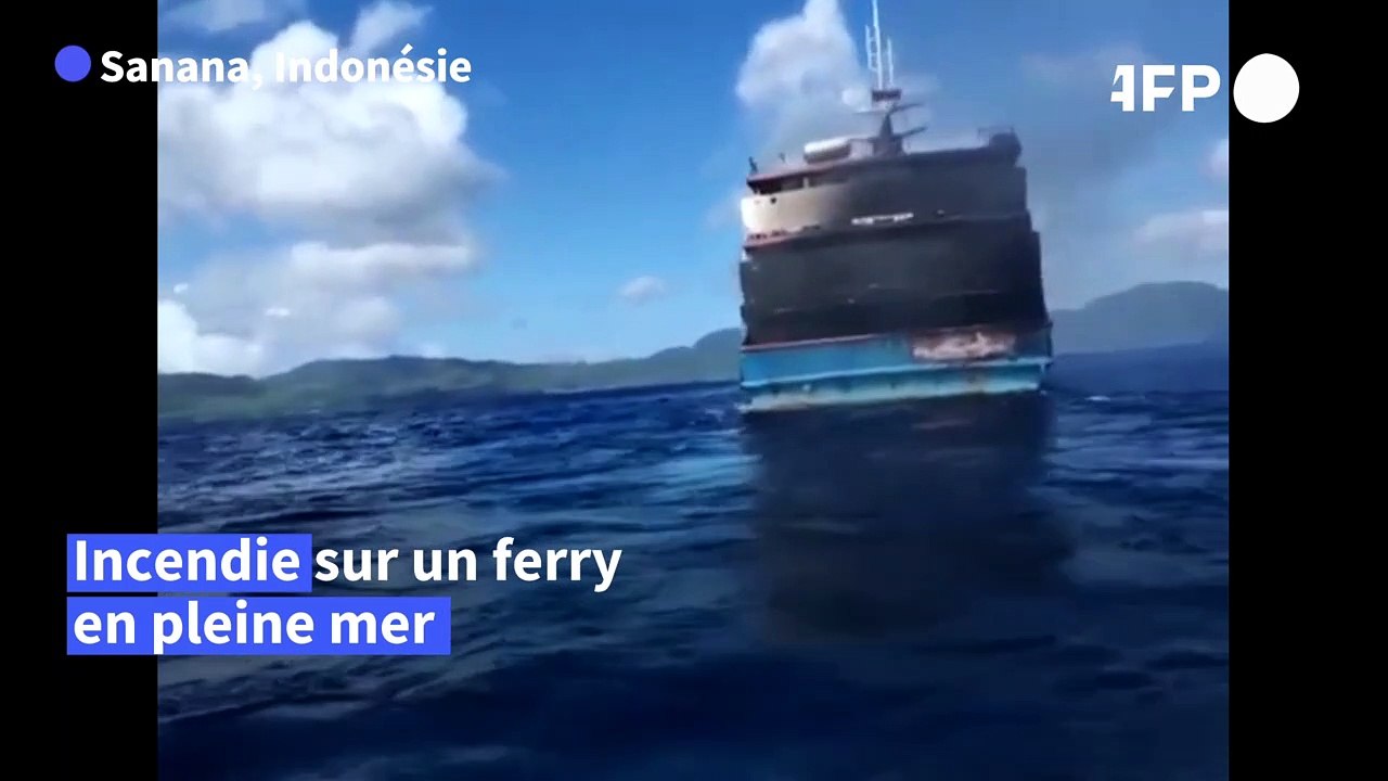 Indonésie: incendie à bord d'un ferry, 274 personnes secourues