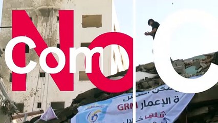 شاهد: شبان فلسطينيون يمارسون رياضة الباركور على أنقاض بنايات دمرها القصف الإسرائيلي في غزة