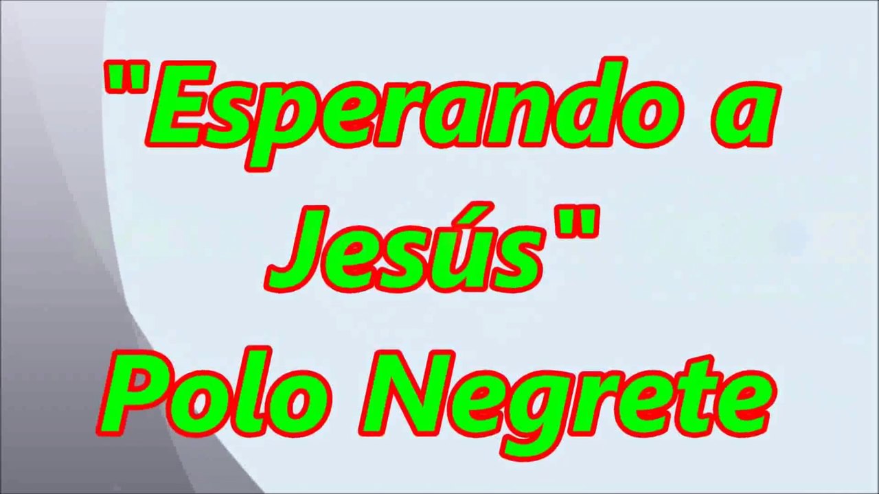 ESPERANDO A JESUS