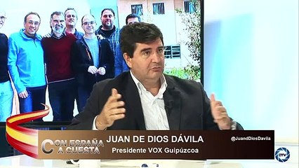 Juan de Dios:  El Gobierno, los independentista y terroristas están por encima de la ley, quieren imponer una sociedad que no esté basada en la verdad y la justicia