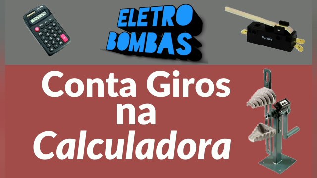 Como FAZER conta giros na Calculadora...