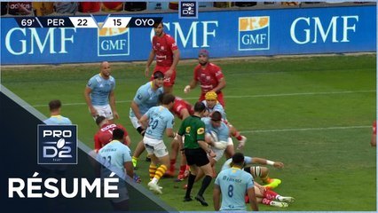 PRO D2 - Résumé USA Perpignan-Oyonnax Rugby: 27-15 - Demi-Finale - Saison 2020/202