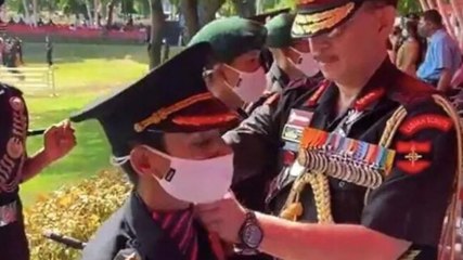 Pulwama martyr Major Dhoundiyal's wife Nitika Kaul joins Indian Army
