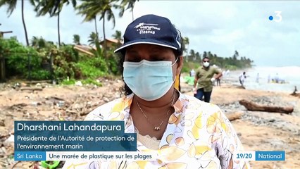 Sri Lanka : des plages recouvertes de plastique après l'incendie d'un porte-conteneurs