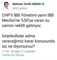 İBB yarın yapılacak İSKİ Genel Kuruluna şok bir zam teklifi ile geliyor