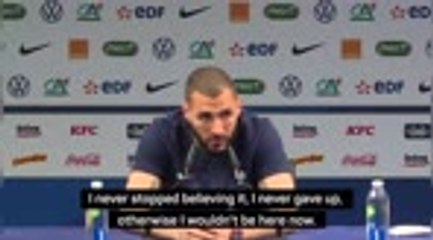 Excited Benzema ‘never stopped believing’ during France exile