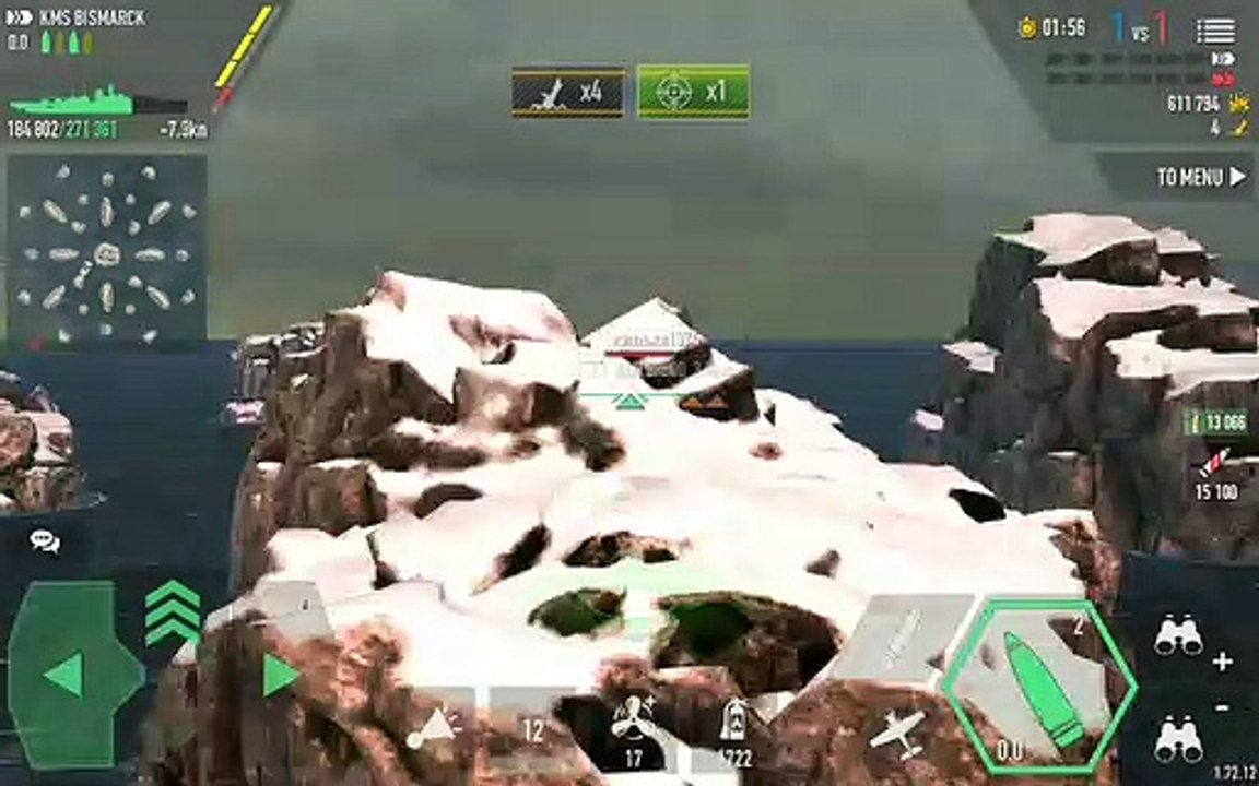 BATTLE OF WARSHIPS , WORLD WAR II , KMS BISMARCK