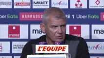 Garande : « Comment peut-on ne pas siffler penalty ? » - Foot - Barrages L1/L2 - Toulouse