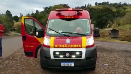 Homem é socorrido com suspeita de fratura na coluna após cair do cavalo em área de rural de Cascavel