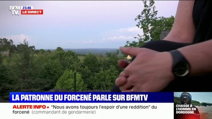 Sophie, la patronne du forcené de Lardin-Saint-Lazare (Dordogne), témoigne ce dimanche soir sur BFMTV