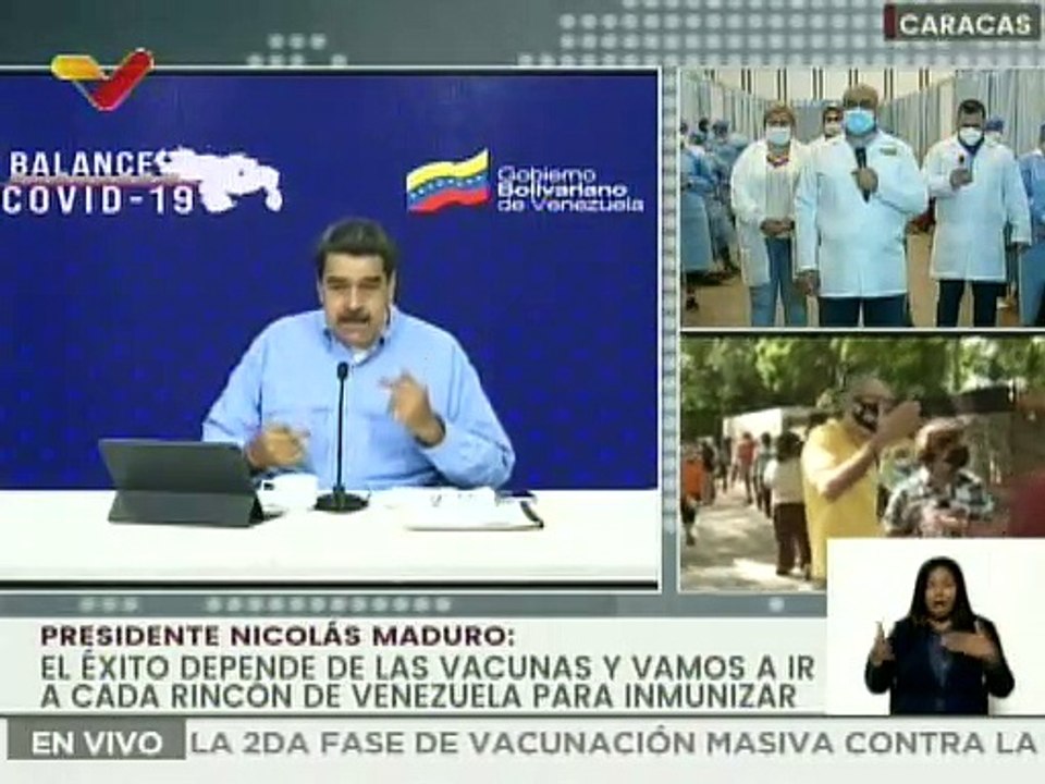 Pdte. Maduro: El regreso a clase es posible cuando avancemos en la vacunación y con bioseguridad