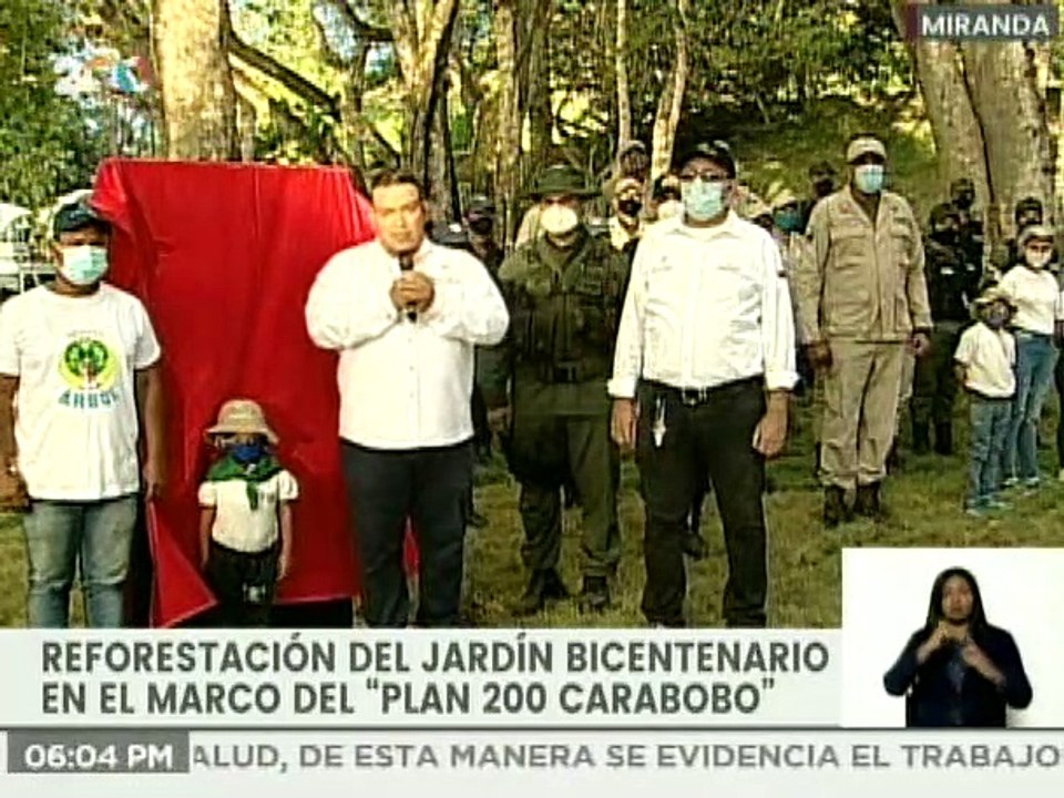Inauguran jardín Bicentenario rumbo a los 200 años de Carabobo en el edo. Miranda