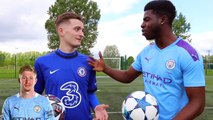 Chelsea Vs Manchester City Football Challenge! (Champions League Final, Goals & Skills)