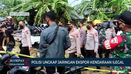 Polisi Ungkap Jaringan Ekspor Kendaraan Ilegal