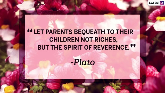 Best Quotes About Parents for Global Day of Parents 2021: Send Lovely Greetings to Your Mum and Dad