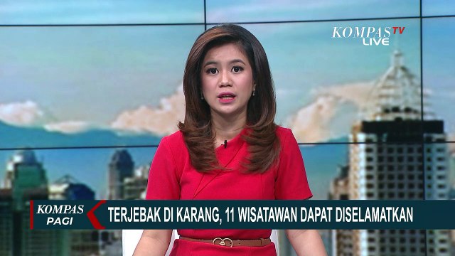 Dramatis, 11 Wisatawan Selamat Setelah Terjebak di Karang Bekas Dermaga di Pantai Ujung Genteng