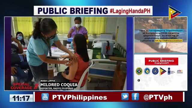 Halos apat na libong healthcare workers at senior citizens mula sa walong LGUs, matagumpay na nakumpleto ang bakuna kontra COVID-19