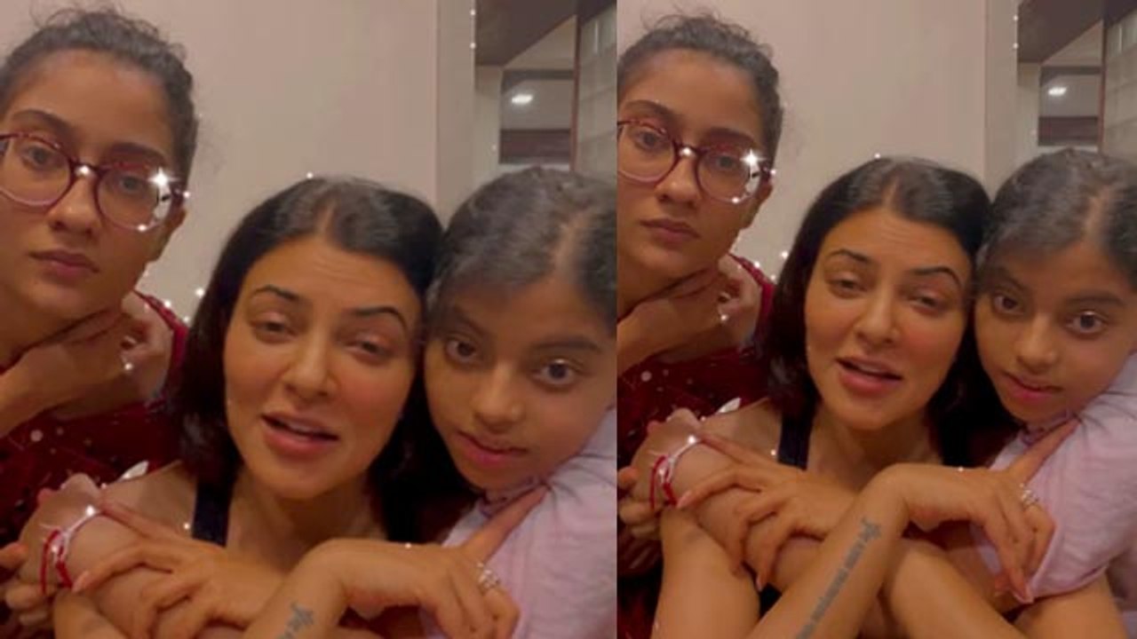 Sushmita Sen ने दोनों बेटियों संग Live आकर fans से की बहुत सारी बातें | FilmiBeat